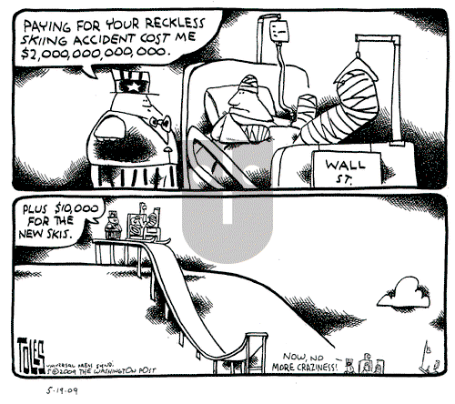 Tom Toles on Tuesday May 19, 2009 Comic Strip