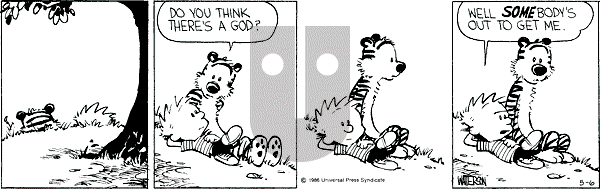 Calvin and Hobbes - Tuesday May 6, 1986 Comic Strip