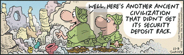 Frank and Ernest - Thursday November 3, 2016 Comic Strip