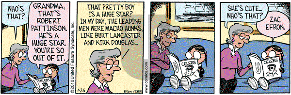 Grand Avenue on Monday January 25, 2010 Comic Strip