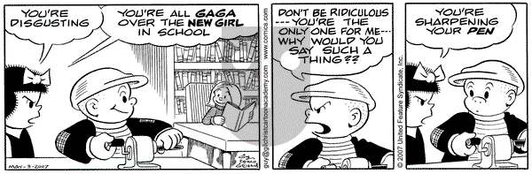 Nancy on Thursday May 3, 2007 Comic Strip