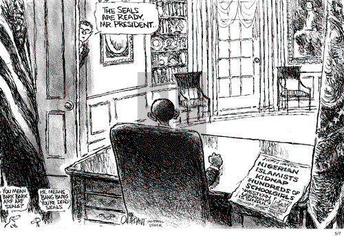 Pat Oliphant on Wednesday May 7, 2014 Comic Strip