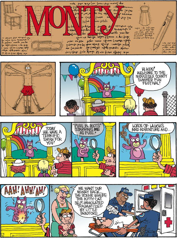 Monty on Sunday August 15, 2021 Comic Strip