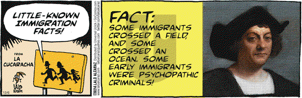 La Cucaracha on Saturday December 6, 2014 Comic Strip