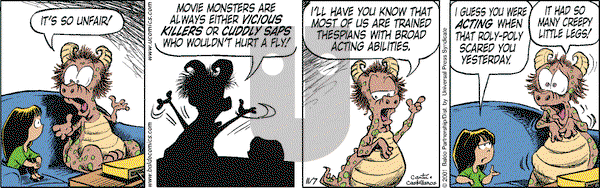 Baldo on Wednesday November 7, 2001 Comic Strip