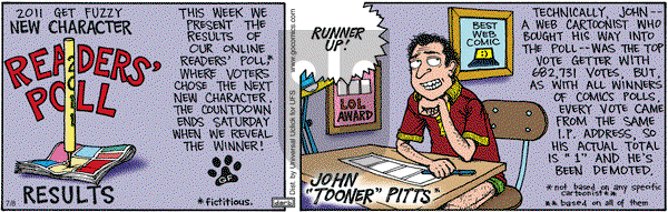 Get Fuzzy on Friday July 8, 2011 Comic Strip