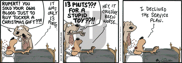 DeFlocked on Monday December 15, 2014 Comic Strip