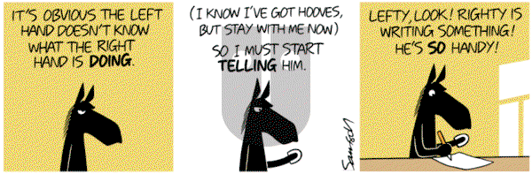 Dark Side of the Horse on Thursday January 2, 2014 Comic Strip