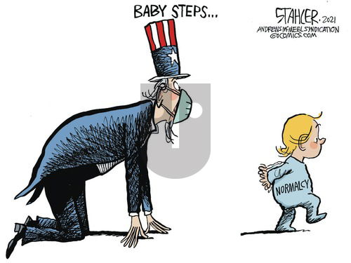 Jeff Stahler on Sunday March 14, 2021 Comic Strip