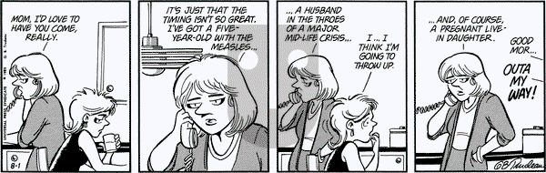 Doonesbury on Monday August 1, 1988 Comic Strip