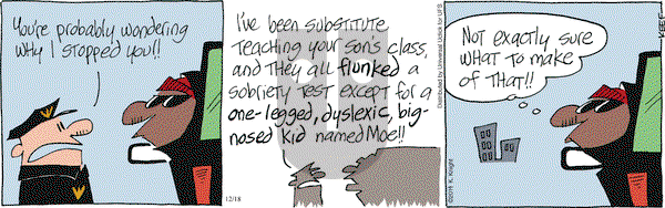 The Knight Life on Thursday December 18, 2014 Comic Strip