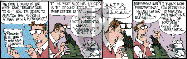 Monty on Thursday March 6, 2014 Comic Strip