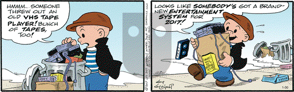 Nancy on Monday January 30, 2017 Comic Strip