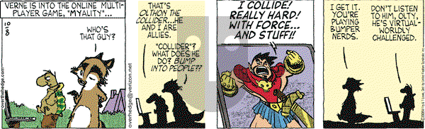Over the Hedge on Wednesday October 8, 2008 Comic Strip