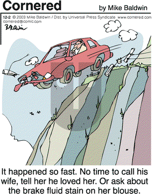 Cornered on Tuesday December 2, 2003 Comic Strip