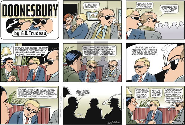 Doonesbury on Sunday December 31, 2006 Comic Strip