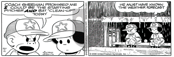 Nancy on Monday July 10, 2006 Comic Strip
