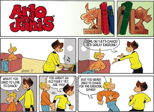 Arlo and Janis on Sunday January 7, 2018 Comic Strip