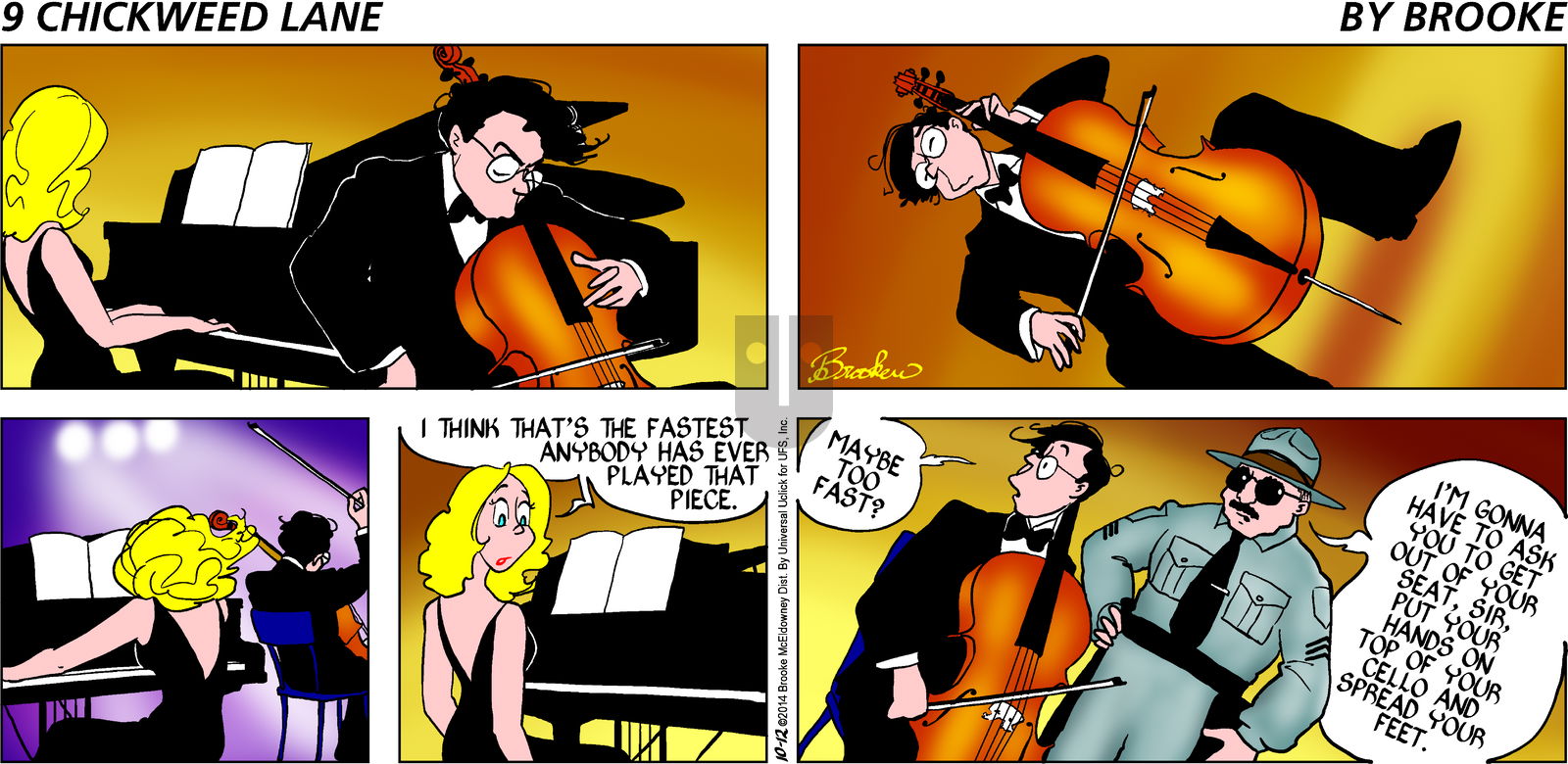 9 Chickweed Lane on Sunday October 12, 2014 Comic Strip