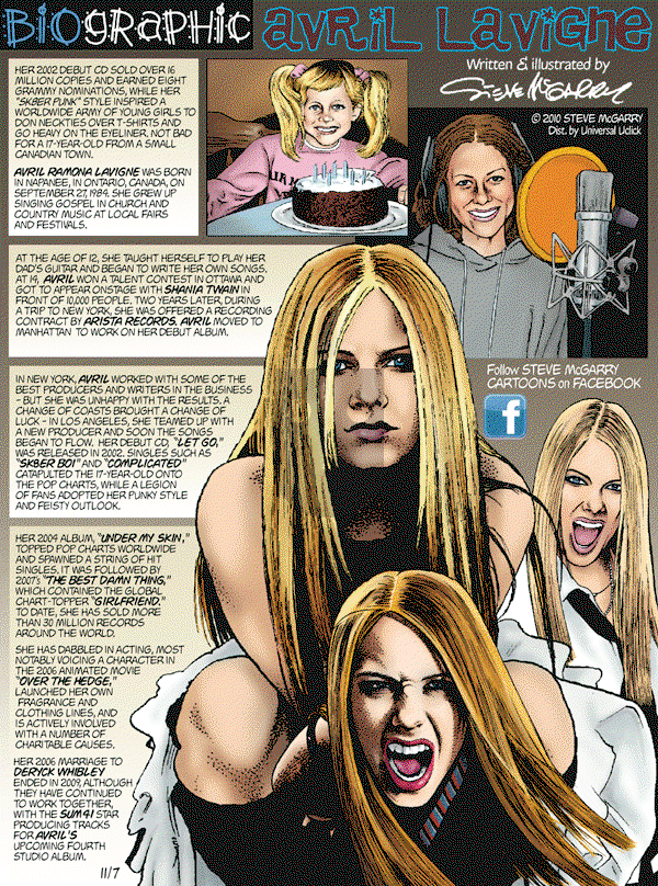 Biographic on Sunday November 7, 2010 Comic Strip