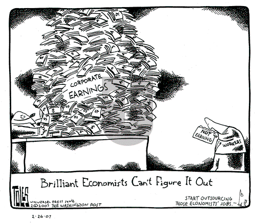 Tom Toles on Monday March 19, 2007 Comic Strip