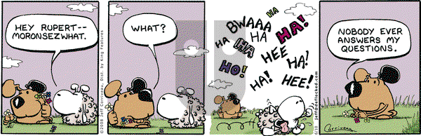 DeFlocked on Tuesday June 10, 2008 Comic Strip