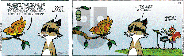 Over the Hedge on Friday November 21, 2014 Comic Strip