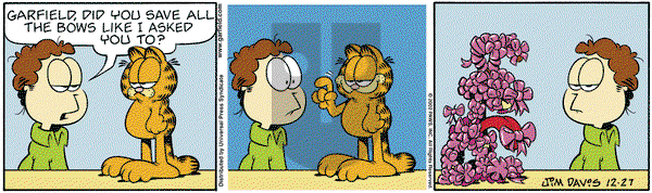 Garfield - Friday December 27, 2002 Comic Strip