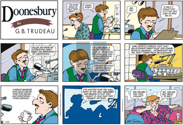 Doonesbury on Friday March 3, 2000 Comic Strip