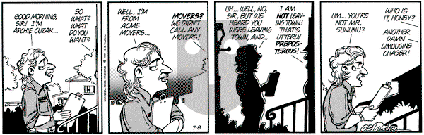 Doonesbury on Monday July 8, 1991 Comic Strip
