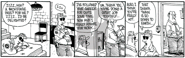 Monty on Wednesday January 14, 2004 Comic Strip