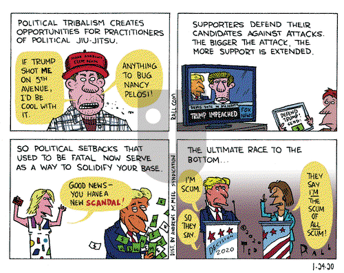 Ted Rall on Friday January 24, 2020 Comic Strip