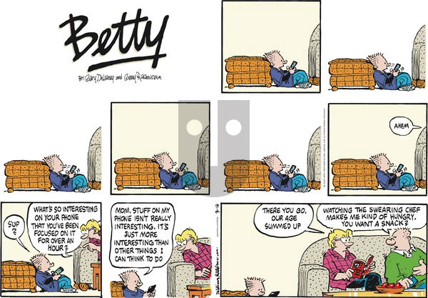 Betty on Sunday March 16, 2025 Comic Strip