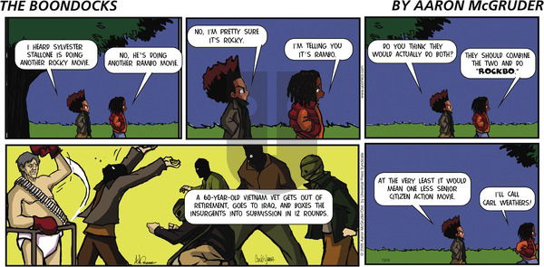 The Boondocks on Sunday December 4, 2005 Comic Strip