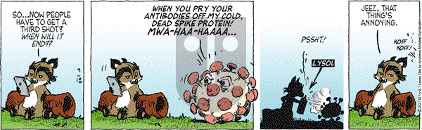 Over the Hedge on Saturday September 18, 2021 Comic Strip