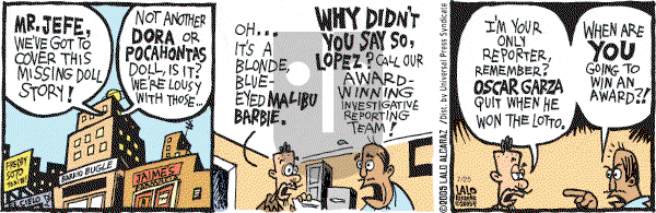La Cucaracha on Monday July 25, 2005 Comic Strip