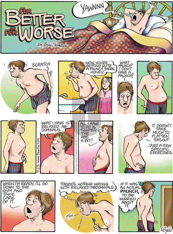 For Better or For Worse - Sunday September 23, 2007 Comic Strip