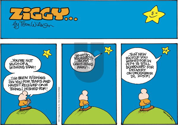 Ziggy on Sunday September 17, 2017 Comic Strip