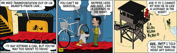 Rip Haywire on Wednesday March 30, 2016 Comic Strip