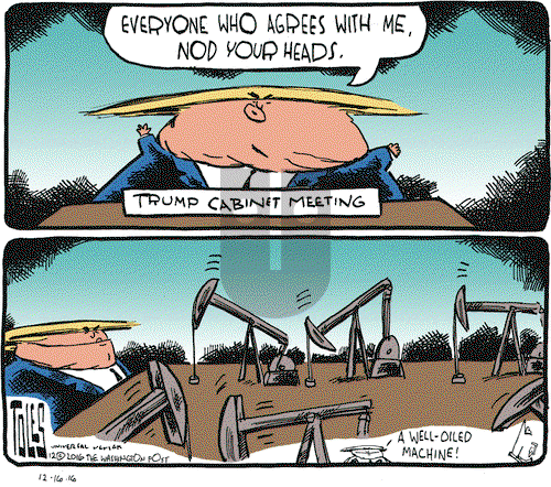 Tom Toles on Friday December 16, 2016 Comic Strip