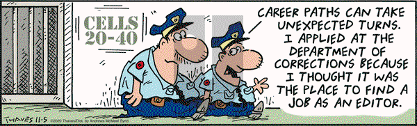 Frank and Ernest on Thursday November 5, 2020 Comic Strip