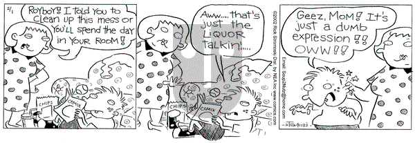 Soup to Nutz - Old on Friday February 1, 2002 Comic Strip