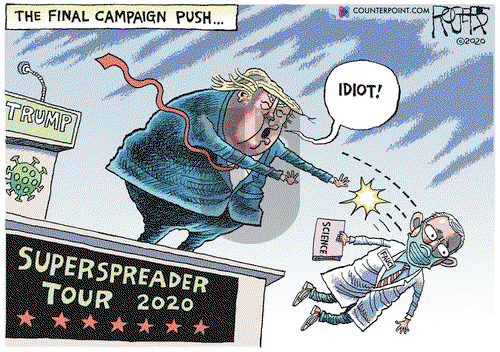 Rob Rogers on Thursday October 29, 2020 Comic Strip
