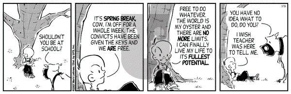 Cow and Boy Classics - Monday March 26, 2007 Comic Strip