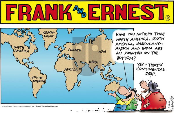 Frank and Ernest on Sunday August 12, 2012 Comic Strip