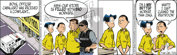 Baldo on Tuesday November 28, 2017 Comic Strip