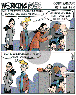Working Daze on Tuesday May 3, 2005 Comic Strip