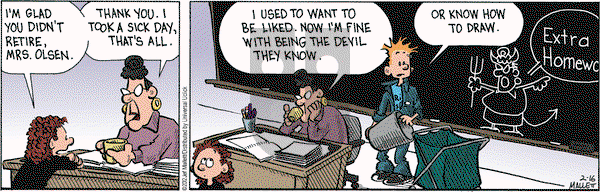 Frazz on Thursday February 16, 2012 Comic Strip