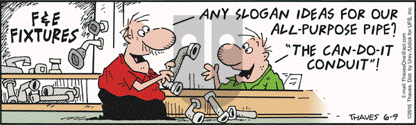Frank and Ernest on Tuesday June 9, 2015 Comic Strip