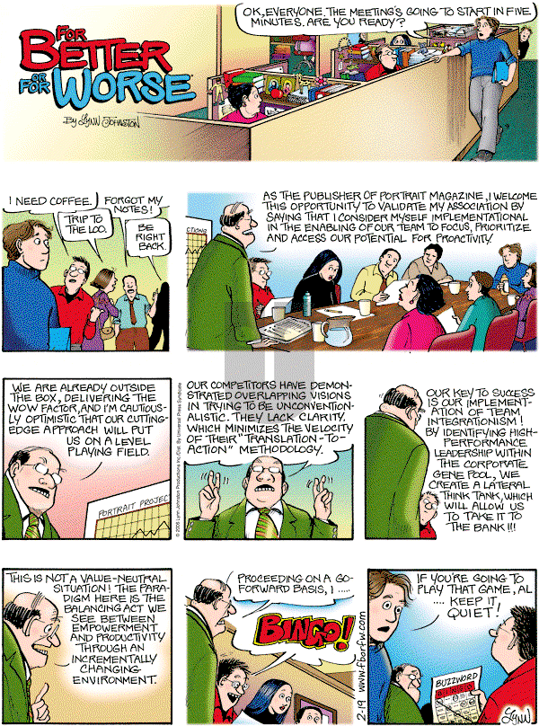 For Better or For Worse - Sunday February 19, 2006 Comic Strip